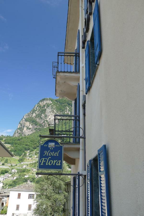 Hotel Flora** Chiavenna Esterno foto
